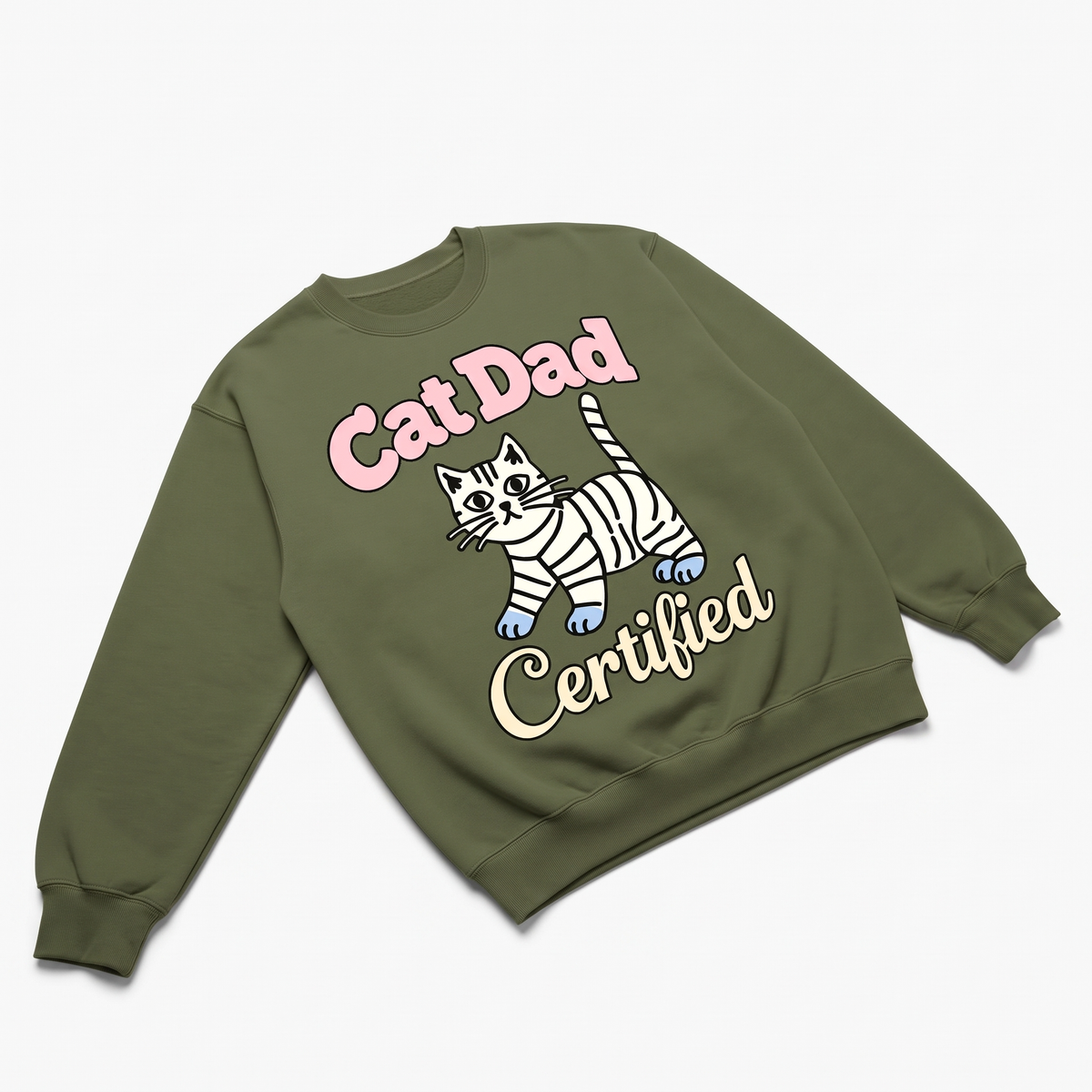 Cat Dad Certified Sweatshirt