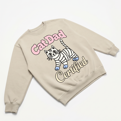 Cat Dad Certified Sweatshirt