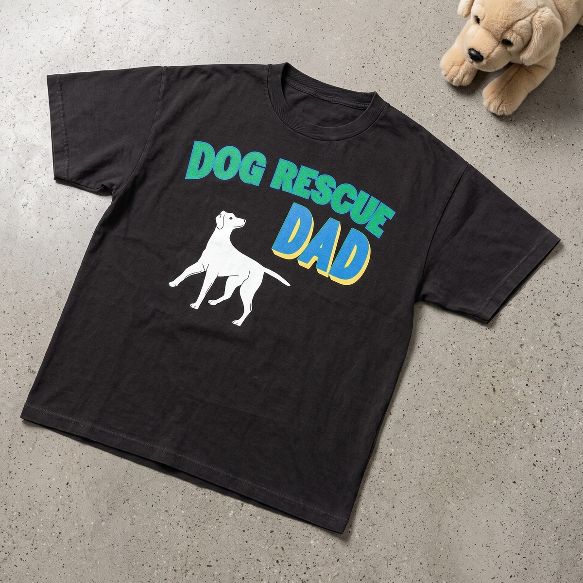Dog Rescue Dad Tee