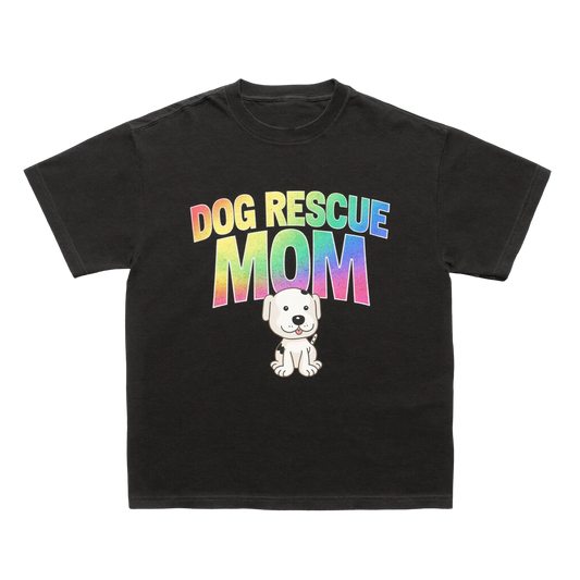 Dog Rescue Mom Tee