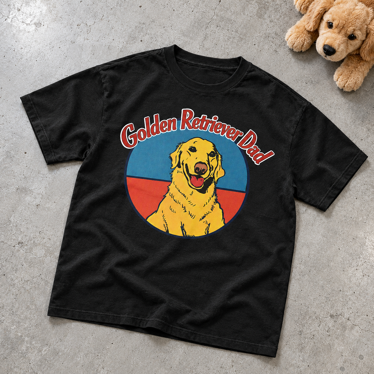 Golden Retriever Dad Tee