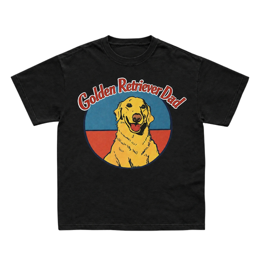 Golden Retriever Dad Tee